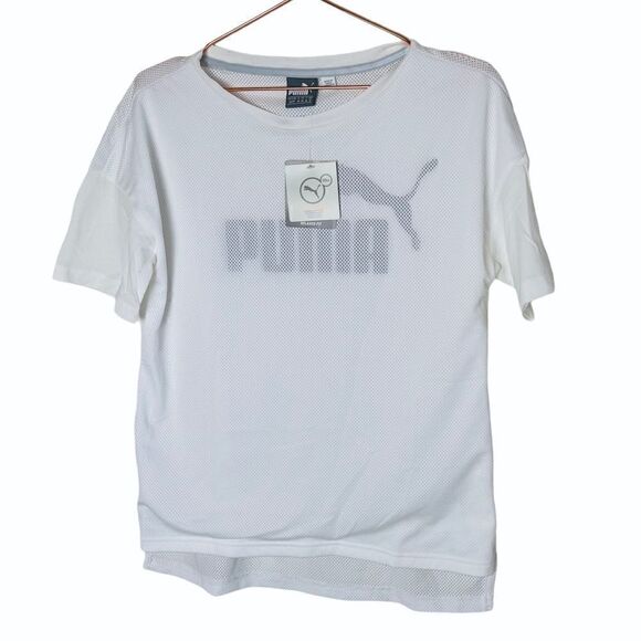 NWT Puma White PWR Swagger Tee XS - Picture 1 of 6